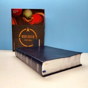 CSB Worldview Study Bible • Concordance, Essays • Blue Leather Touch, New In Box